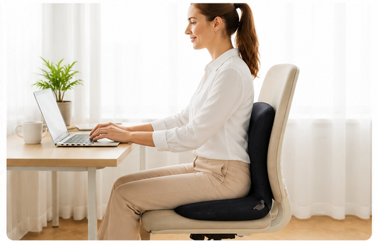 Coussin ergonomique mémoire de forme – Confort optimal en position assise