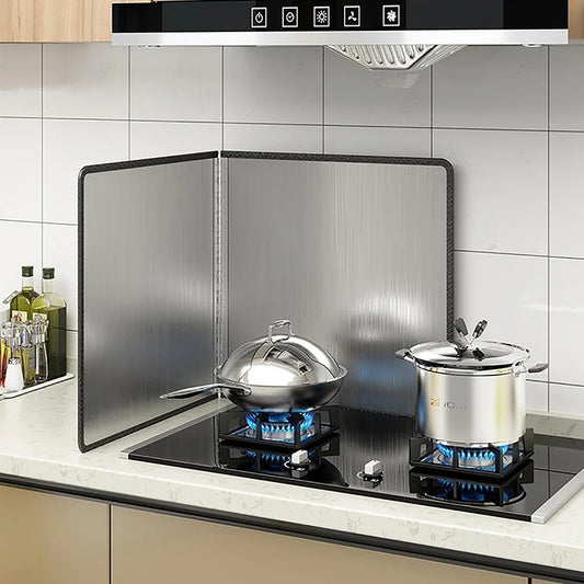 👉 Écran anti-éclaboussures pliable – Protection cuisine facile à nettoyer