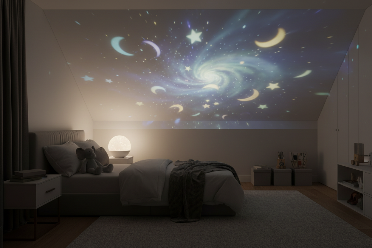 Projecteur Ciel Étoilé Apaisant pour Enfants